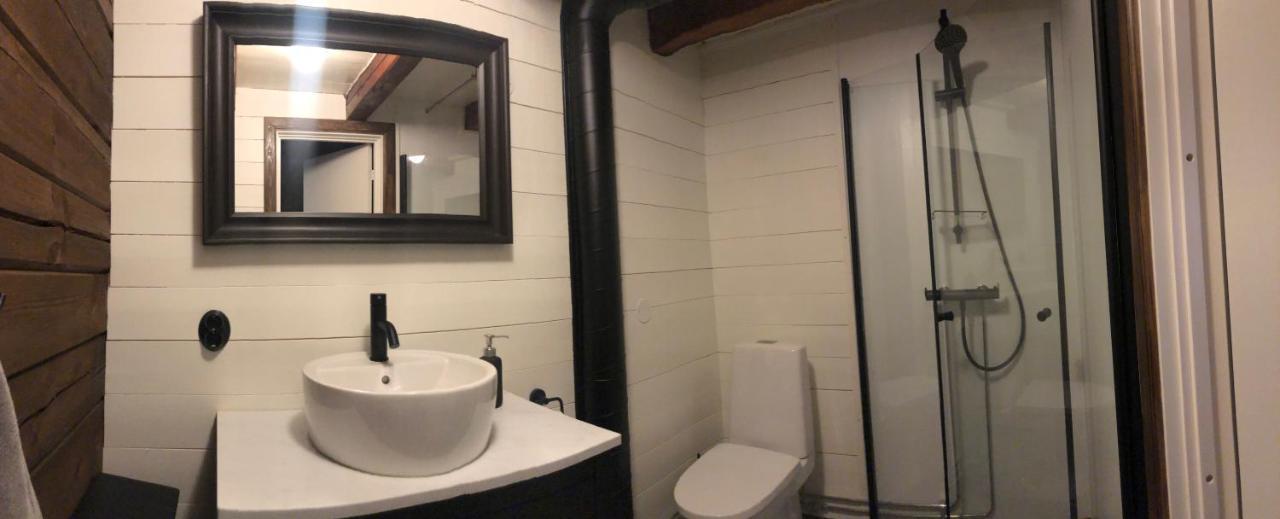 Den gule krambua Appartement Lærdalsøyri Buitenkant foto